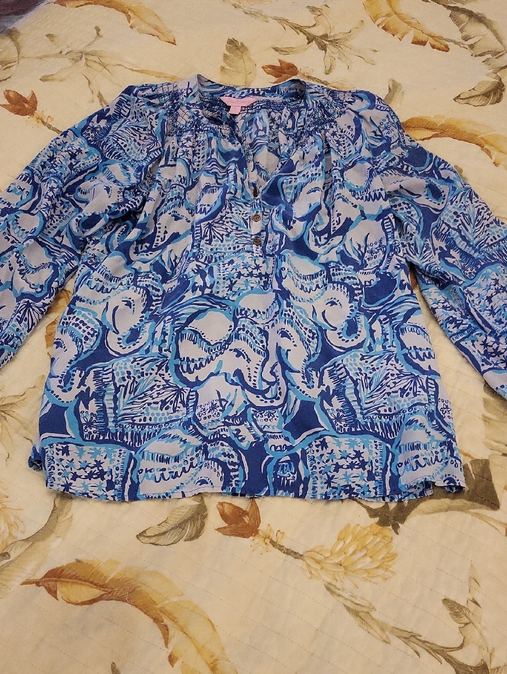 Lilly Pulitzer Blue Print Long Elsa